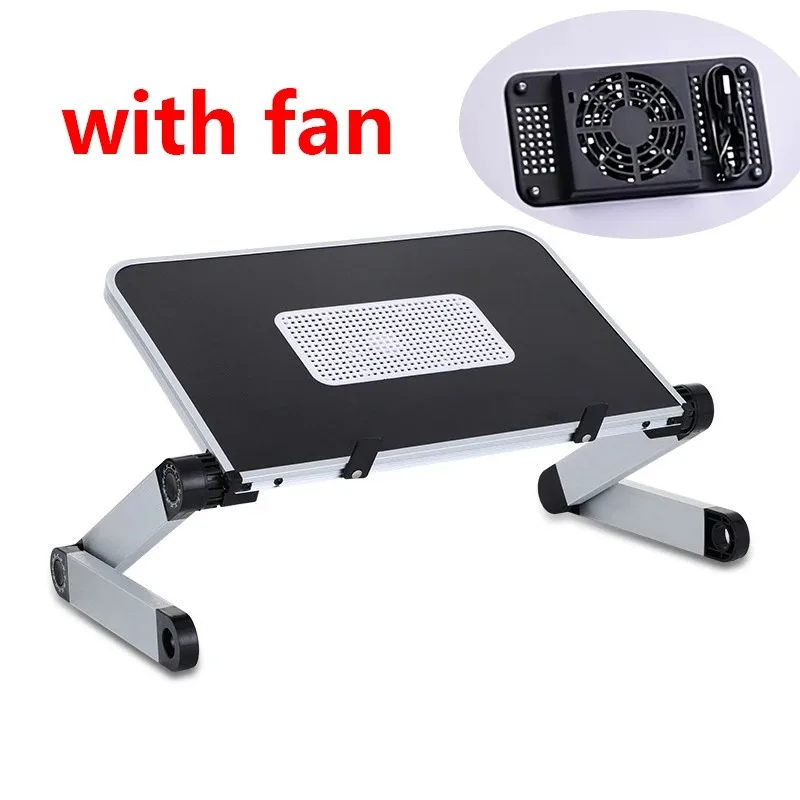 Desk Setup Maker - Adjustable Laptop Stand with Cooling Fan