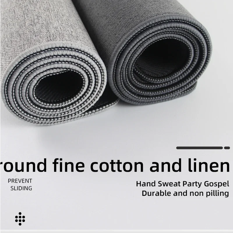 Desk Setup Accessories Aesthetic - Cotton and Linen Rubber XXL Mouse