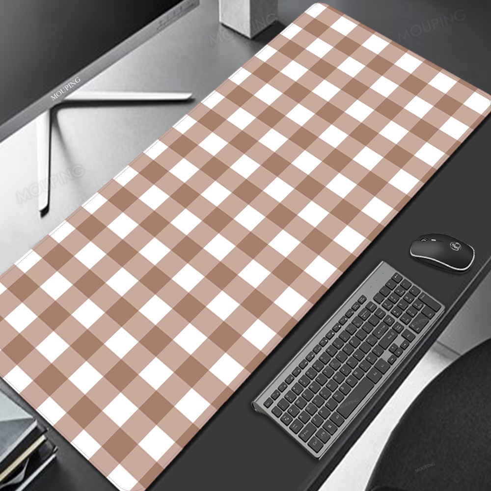 Pink Lattice Mouse Pad Kawaii  - Desk Setup Pink review and price