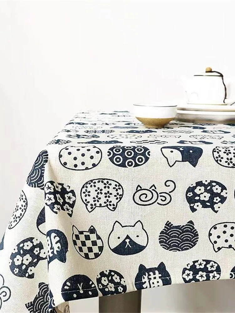 Ins Tablecloth Cotton Linen Ar - Desk Setup Wallpaper review and price