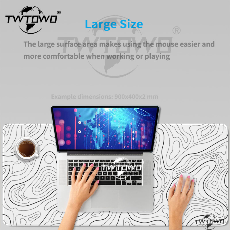 Mouse Pad Gaming Black And Whi - Desk Setup Accessories Aesthetic review and price