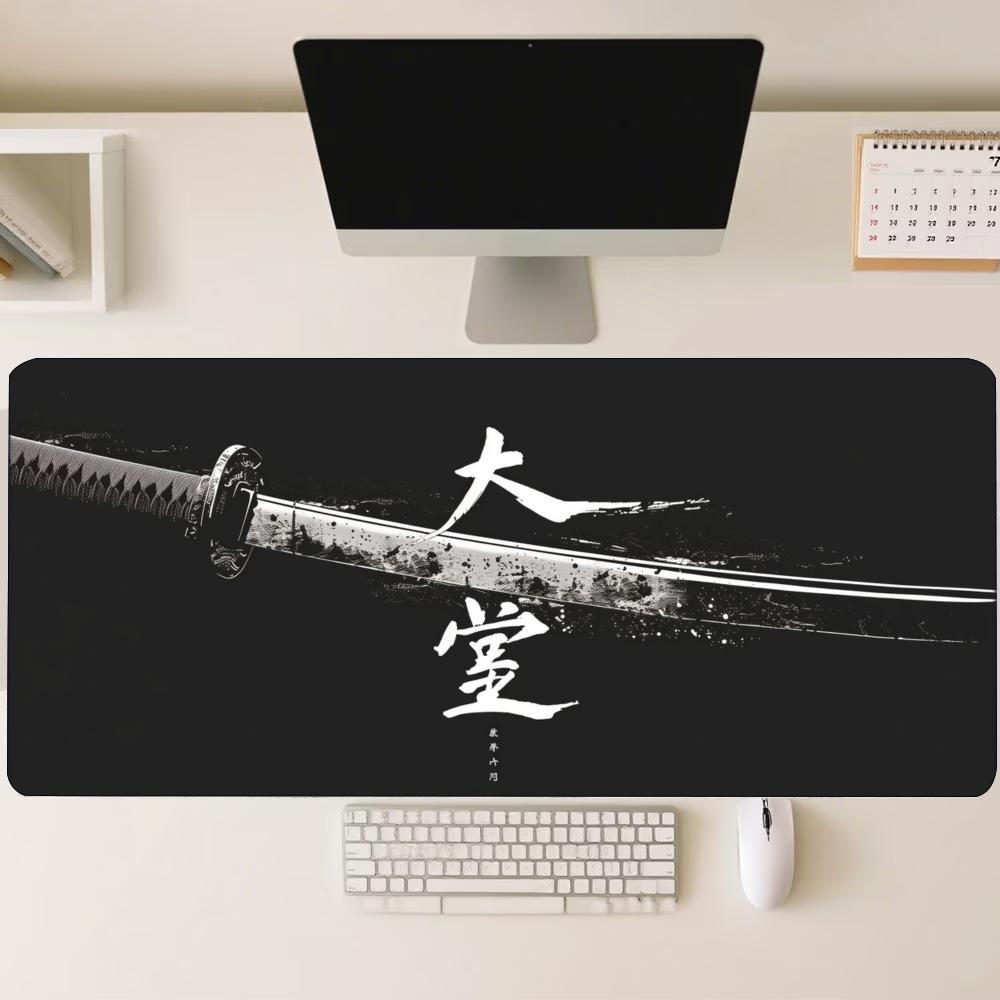 Desk Mat Japanese Samurai Kata - Desk Setup For Work review and price
