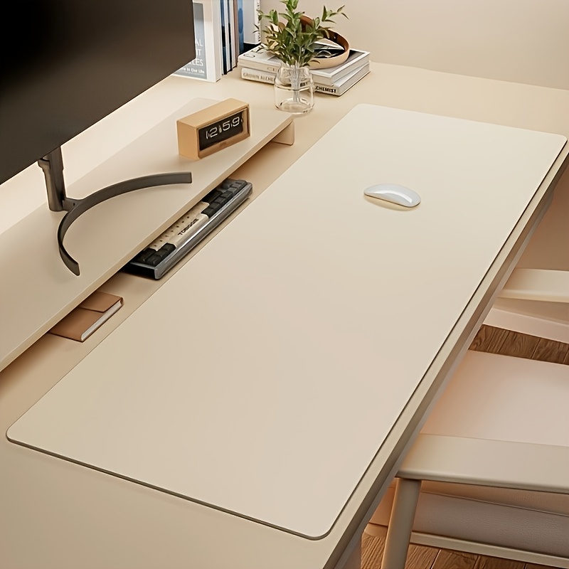 1pc Large Faux Leather Mouse P - Desk Setup Rug review and price