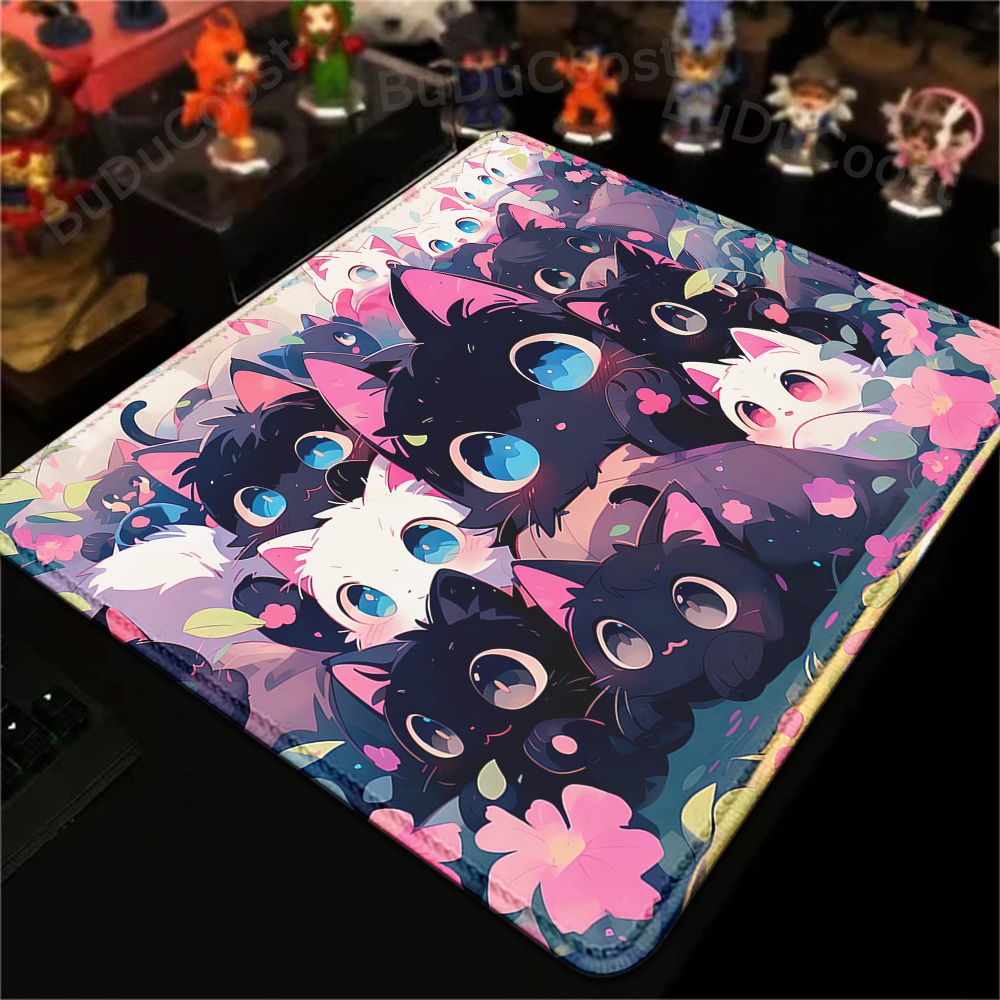 18x22cm Small Rug Black Cat Cl - Desk Setup Pink review and price