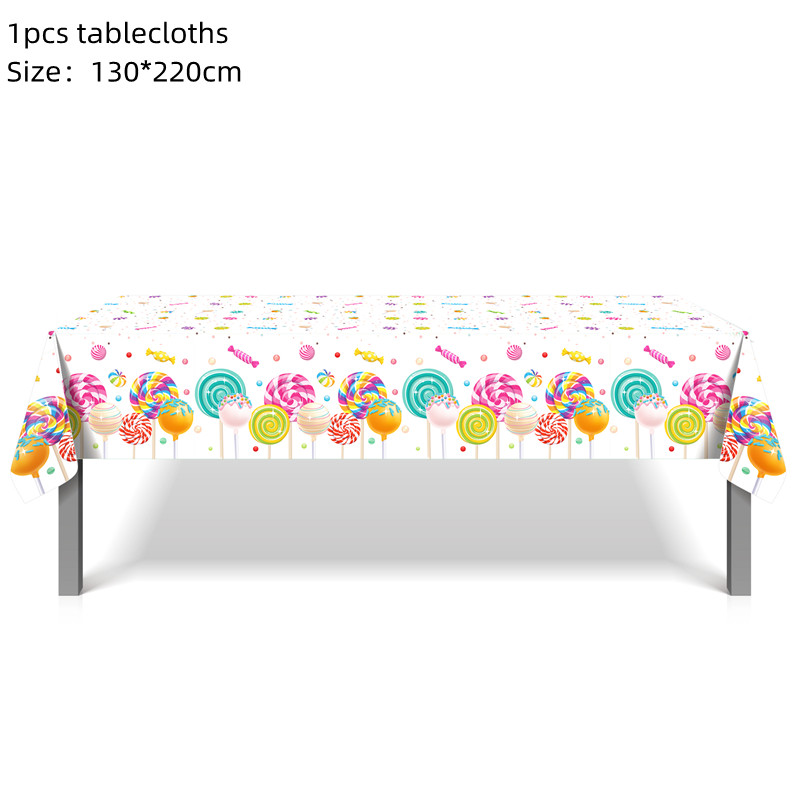Disposable Tablecloth Lollipop - Desk Setup Wallpaper review and price