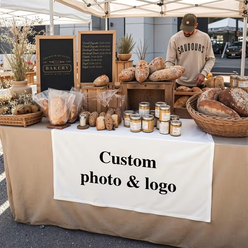 Custom Table Banner Wedding Bi - Desk Setup Background review and price