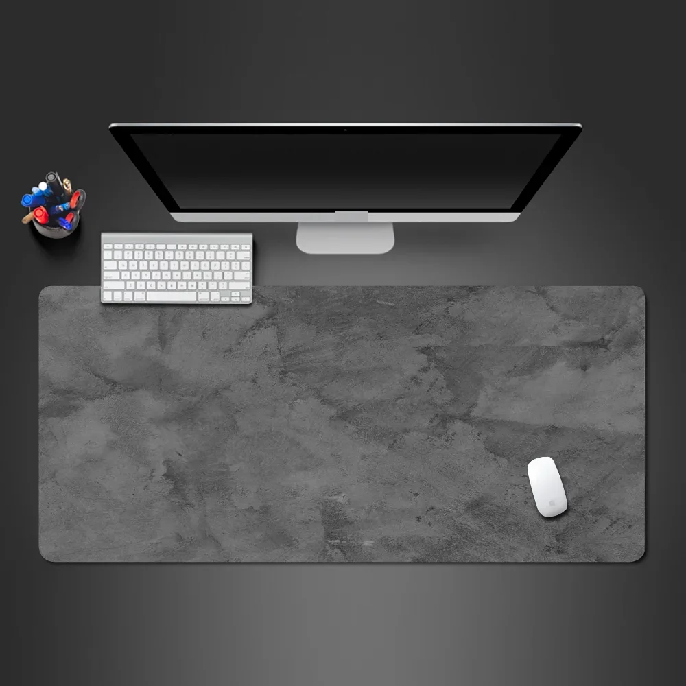 Gray Mouse Pad Large/Small Ove - Desk Setup Accessories Aesthetic review and price