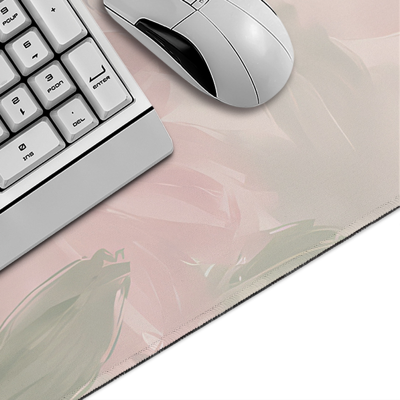 Pink Sakura Watercolor Mouse P - Desk Setup Pink review and price