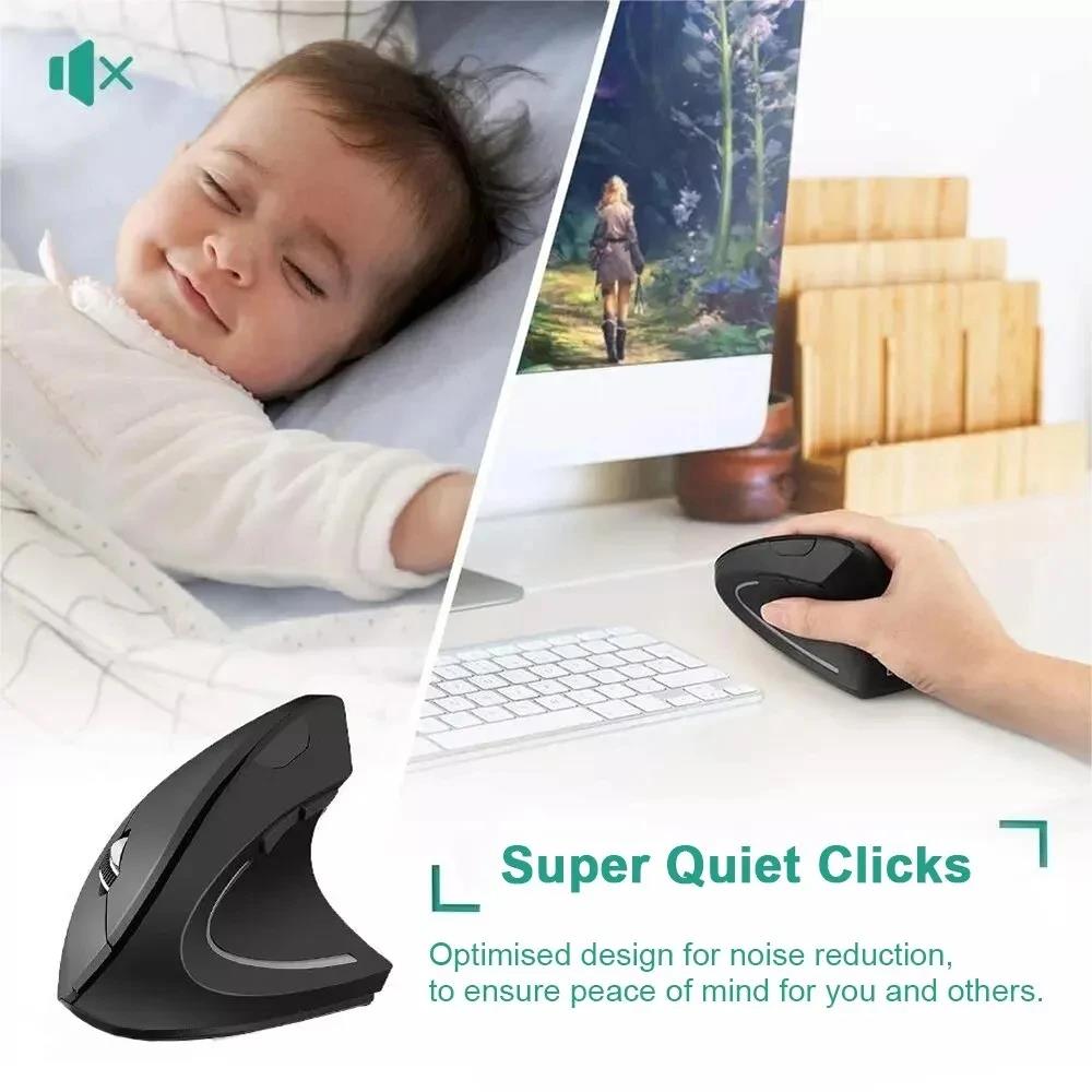 Ergonomic Wireless Mouse 1600  - Desk Setup For Work review and price