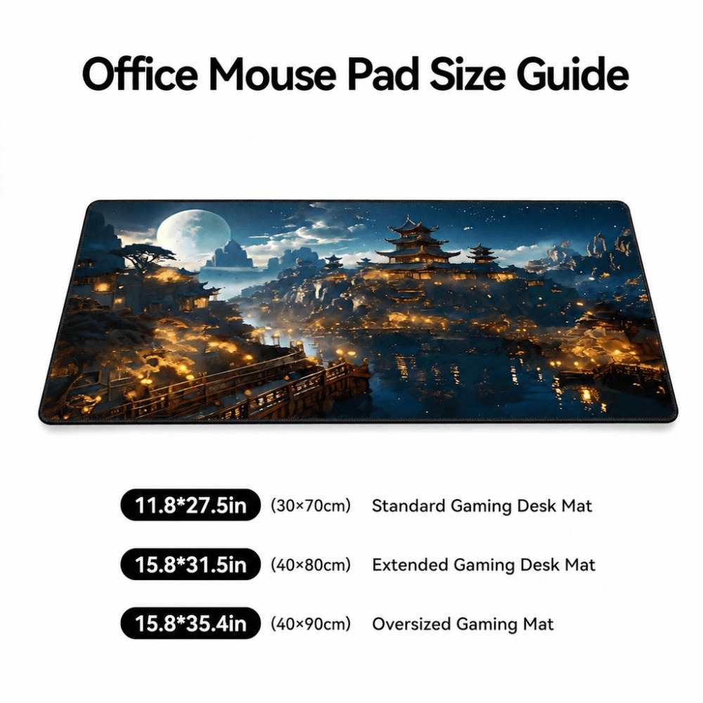 Original fantasy night city mo - Desk Setup For Work review and price