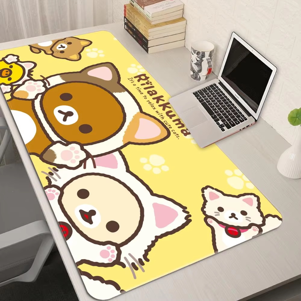 XXL Cartoon Pink Mouse Pad Ani - Desk Setup Pink review and price