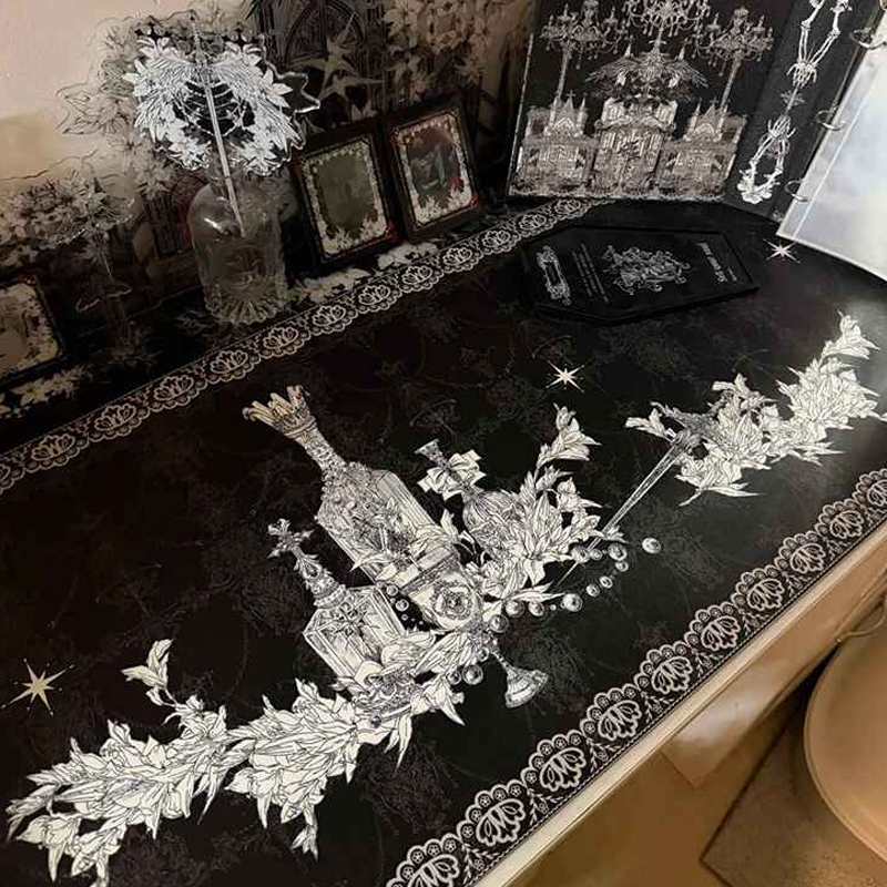 Divine Realm Gothic Building M - Desk Setup Rug review and price