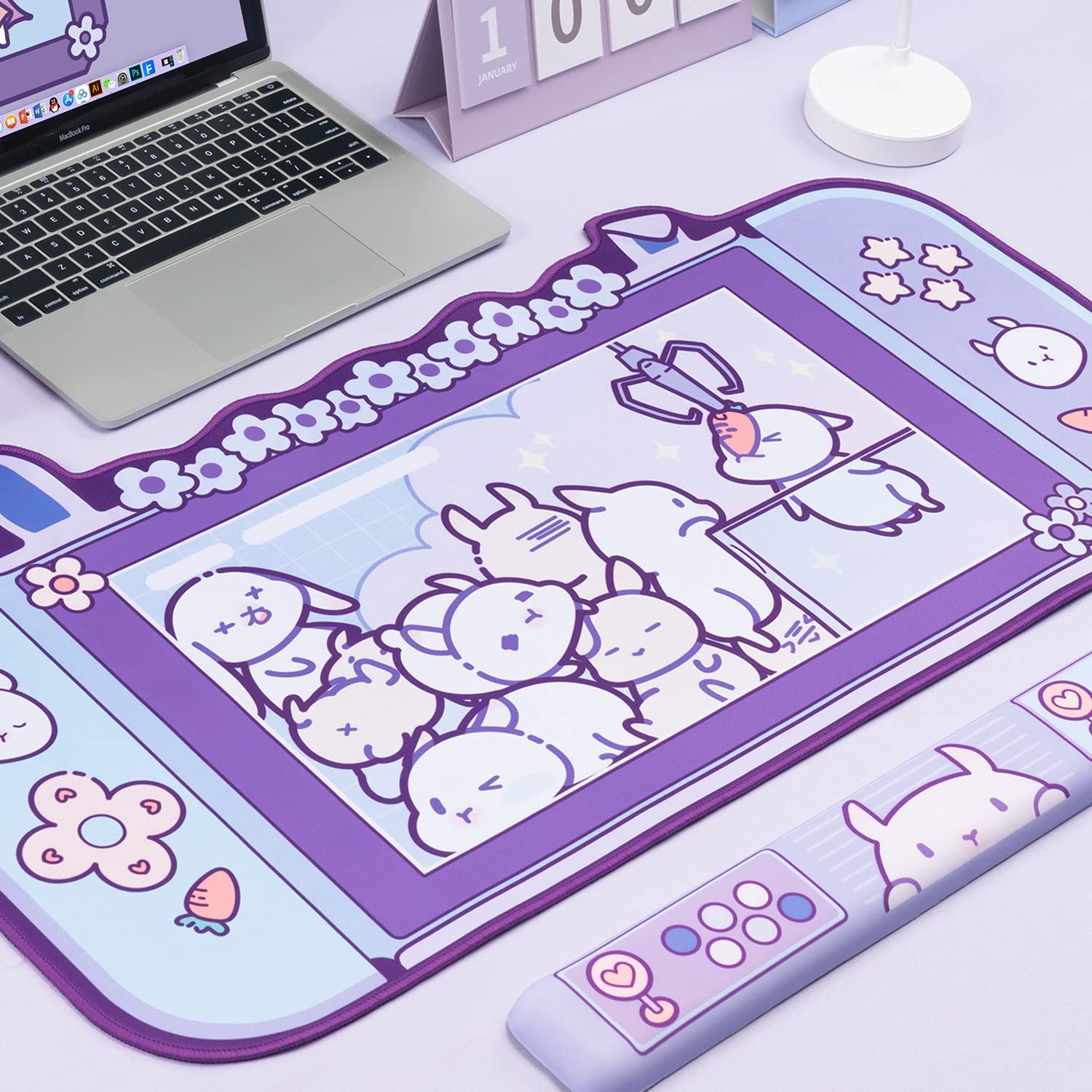 Large Kawaii Gaming Mouse Pad  - Desk Setup Pink review and price
