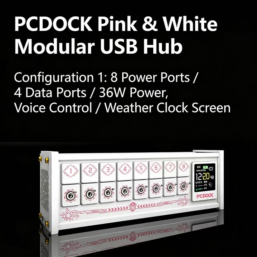 PCDOCK Block USB Desktop Power - Desk Setup For Laptop review and price