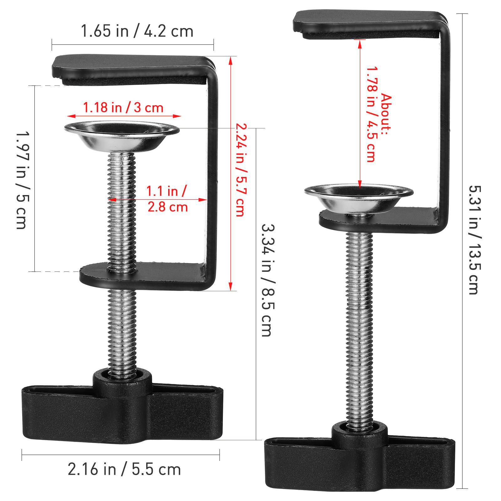 Sturdy Table Mounting C-Clamp  - Desk Setup Studio review and price