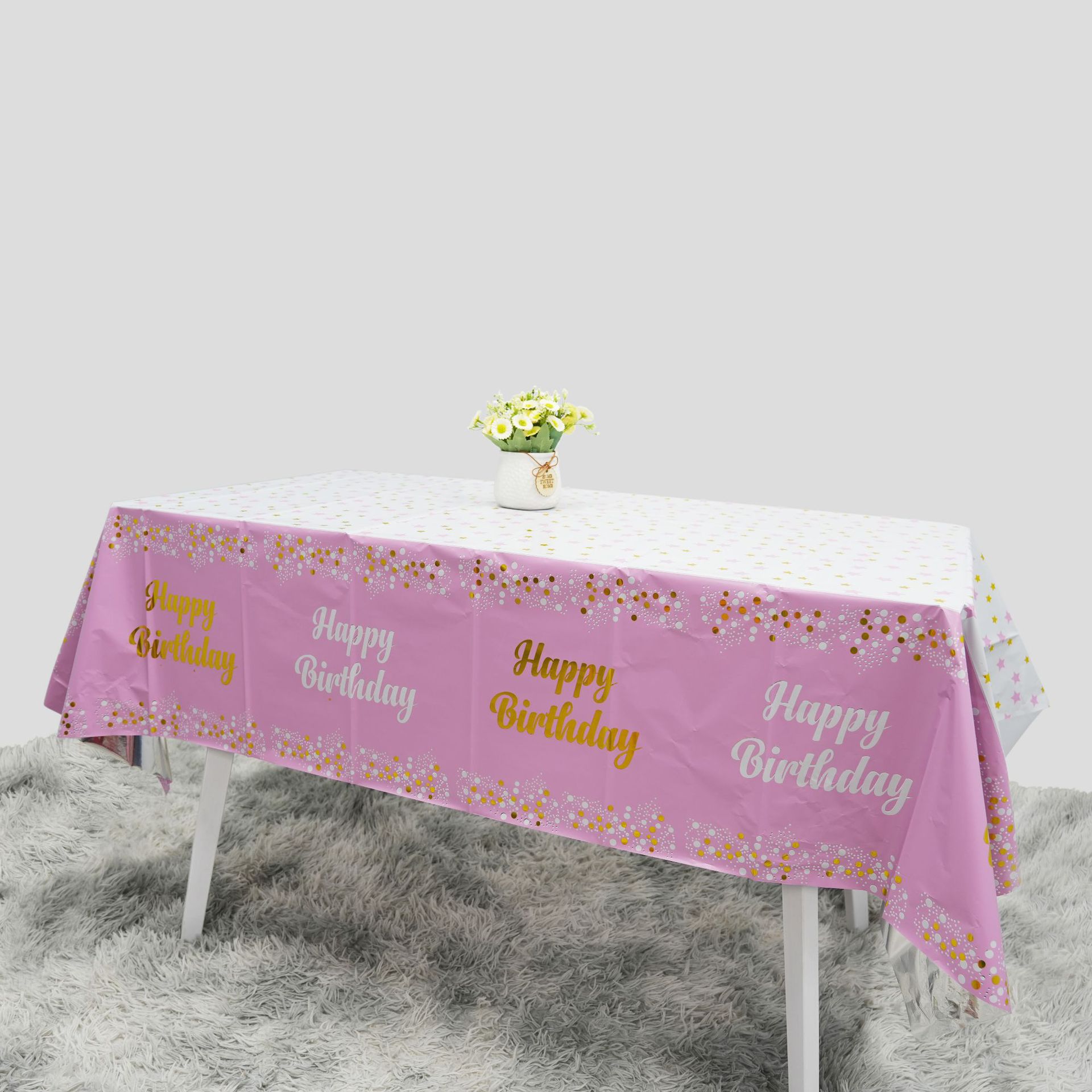 Happy Birthday Disposable Tabl - Desk Setup Wallpaper review and price