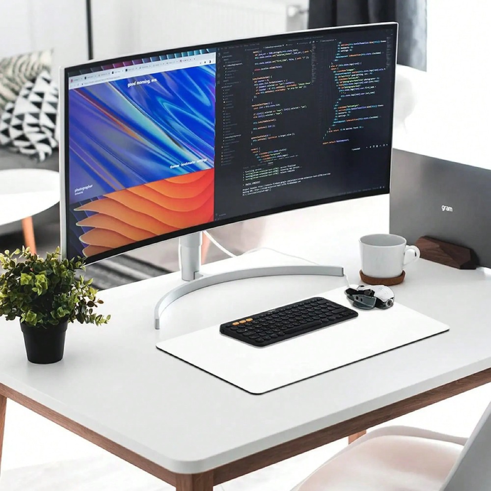 Pink Paw Print Desk Pad ，Large - Desk Setup Pink review and price