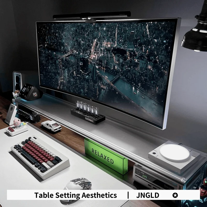 Aluminum Monitor Stand Acrylic - Desk Setup Monitor And Laptop review and price
