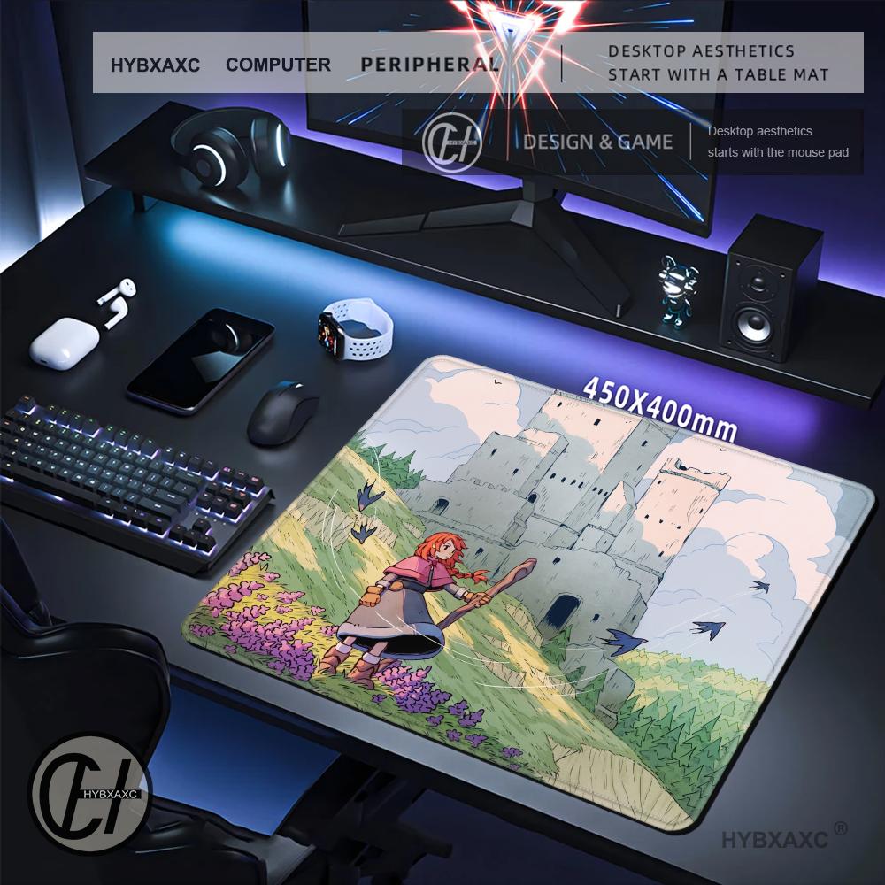HYBXAXC Anime Castle Adventure - Desk Setup For Work review and price