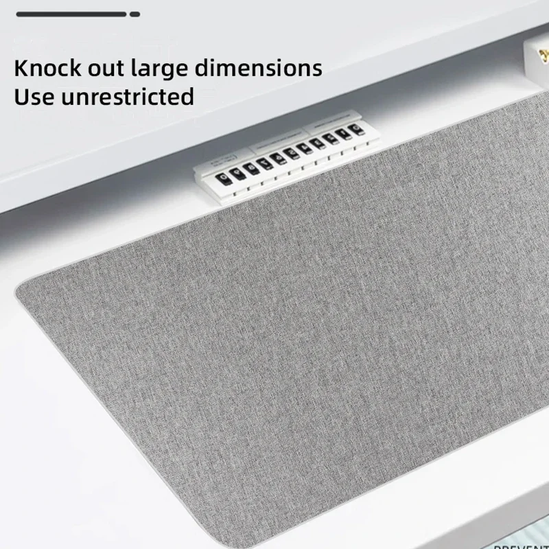 Cotton and Linen Rubber XXL Mo - Desk Setup Accessories Aesthetic review and price