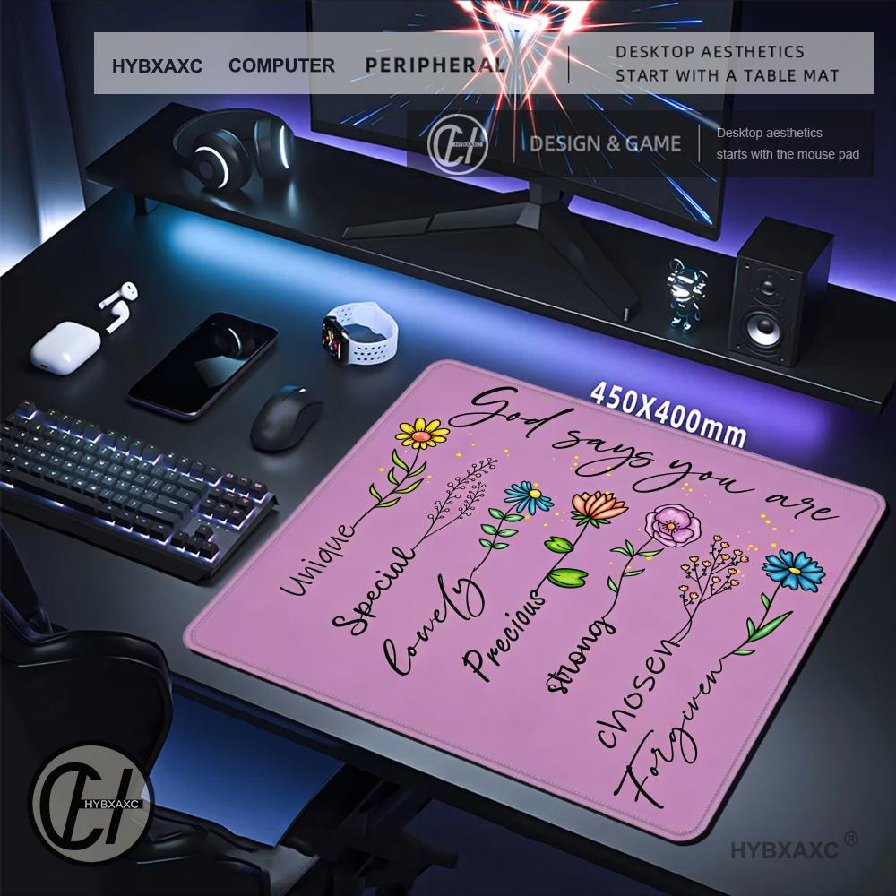 HYBXAXC Colorful Flower Quote  - Desk Setup For Work review and price