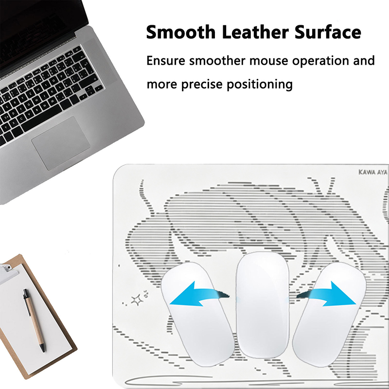 1Pcs Leather Mouse Pad Anime A - Desk Setup Rug review and price